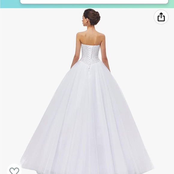 Prom/Wedding Dress Size Women’s 22 (PLUS) with CanCan Skirt…. - Picture 3 of 12